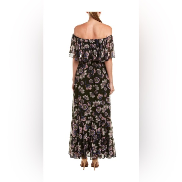 Donna Morgan Floral Chiffon Maxi Dress - Picture 2 of 9